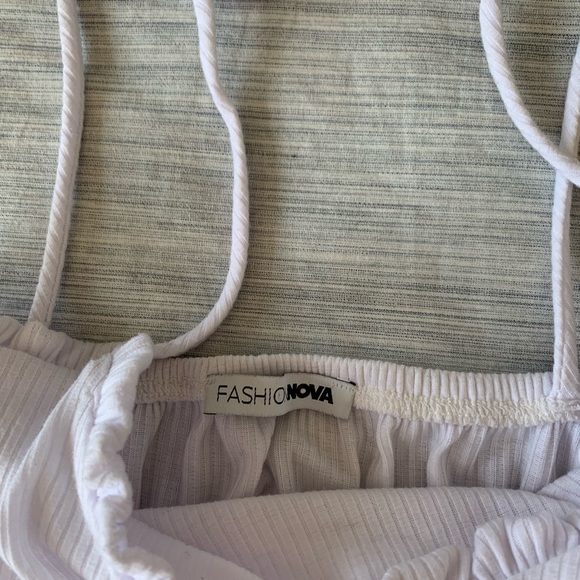 White tie crop top - Picture 4 of 4